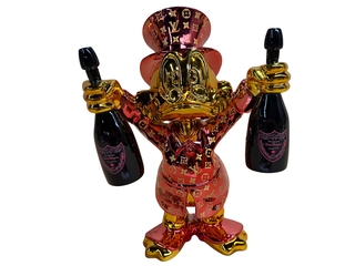 Dagobert Duck Beeld, Lior24, Goud / Rood en Zwart